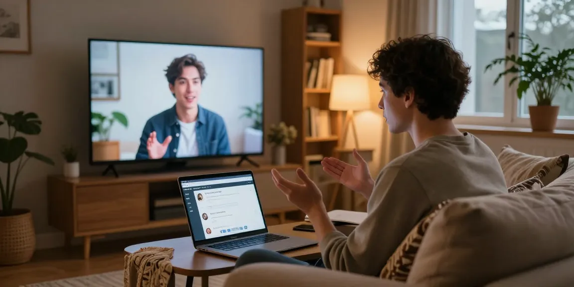 Engaging in ai porn chat with a lifelike AI companion in a cozy setting