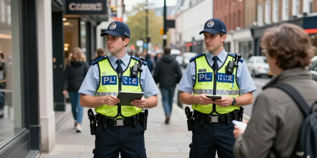 Security Guards providing professional protection services in London, ensuring community safety.