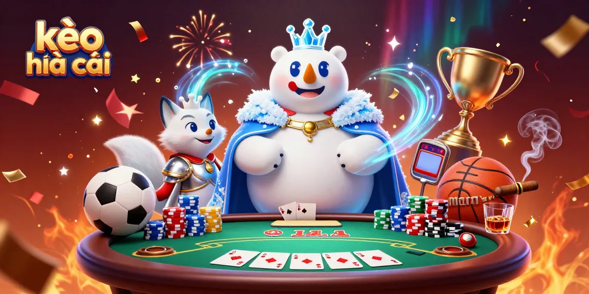 Engage with kèo nhà cái betting strategy amidst a vibrant casino scene featuring dynamic characters and game elements.